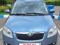 2010 Skoda Fabia II Рестайлинг, голубой