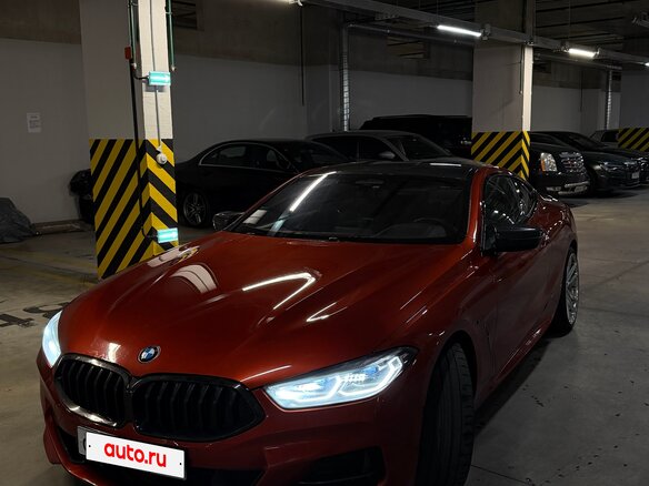 2019 BMW 8 серии 840d xDrive II (G14/G15/G16), оранжевый, 7799999 рублей - вид 2