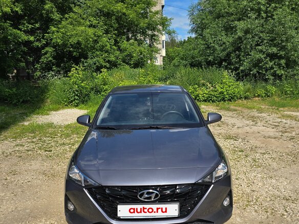 2021 Hyundai Solaris II Рестайлинг, серый