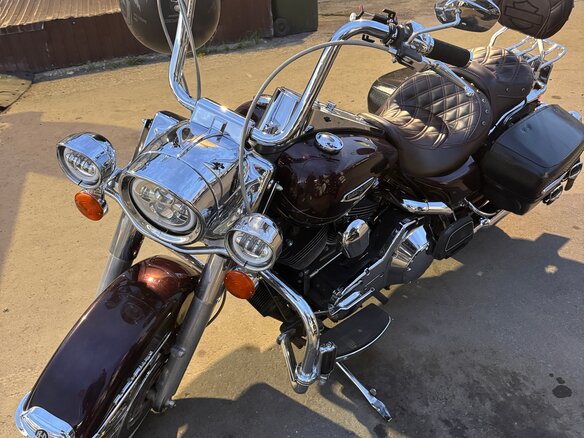 2006 Harley-Davidson Road King, красный, 600000 рублей - вид 8