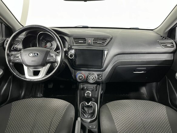 2014 Kia Rio 6-speed III, серый, 844000 рублей - вид 6