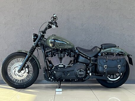 2021 Harley-Davidson Street Bob, зелёный, 1670000 рублей, вид 4