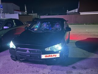 2008 Mitsubishi Lancer X, чёрный, 1200000 рублей, вид 2