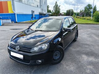 2012 Volkswagen Golf VI, чёрный, 350000 рублей, вид 1