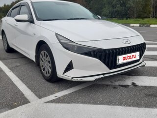 2021 Hyundai Elantra VII (CN7), белый, 1230000 рублей, вид 3