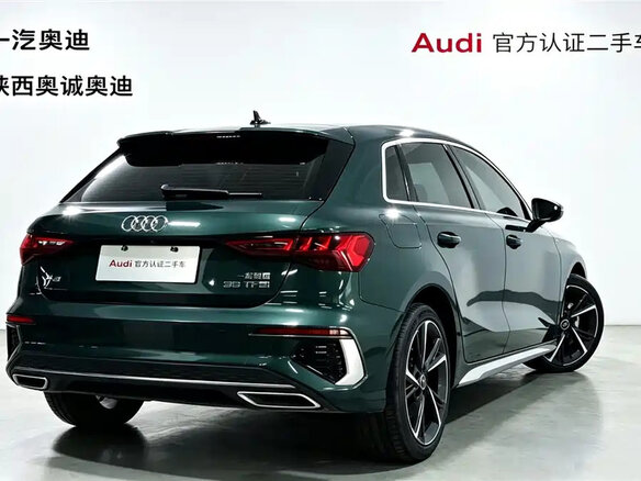2023 Audi A3 35 TFSI IV (8Y), зелёный - вид 2