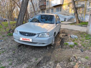 2005 Hyundai Accent ТагАЗ II, серебристый, 160000 рублей, вид 1