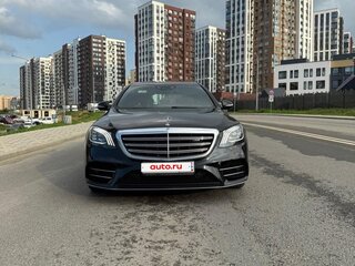 2018 Mercedes-Benz S-Класс 450 Long VI (W222, C217) Рестайлинг, чёрный, 4750000 рублей, вид 3
