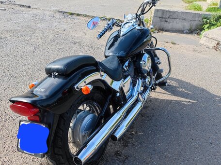 2005 Yamaha XVS400 Drag Star, чёрный, 375000 рублей, вид 4