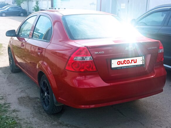 2007 Chevrolet Aveo I, красный, 409000 рублей - вид 5