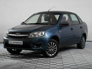 2015 Lada (ВАЗ) Granta I, синий, 350000 рублей, вид 1