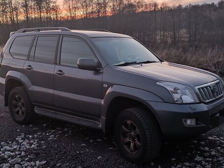 2008 Toyota Land Cruiser Prado 5-speed 120 Series Рестайлинг, серый, 1760000 рублей, вид 1