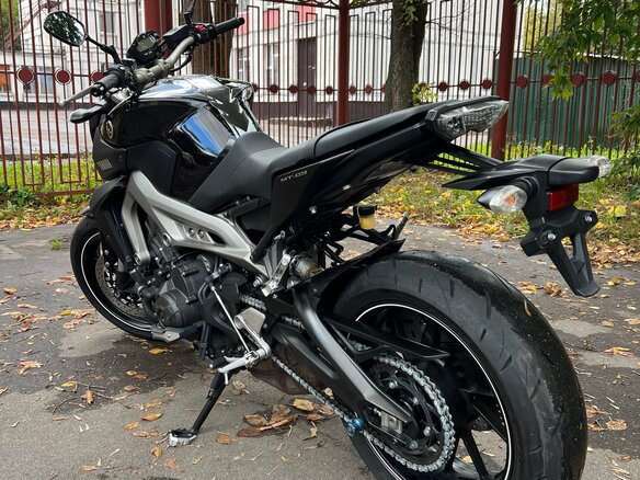 2014 Yamaha MT-09 (FZ-09), фиолетовый - вид 2