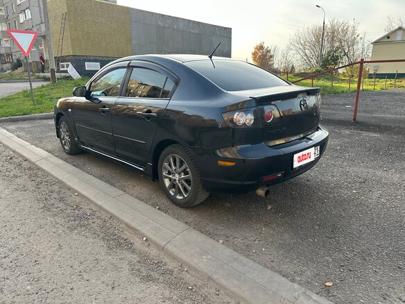 2006 Mazda 3 I (BK) Рестайлинг, чёрный, 249000 рублей - вид 6