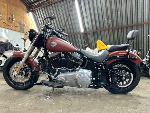 2017 Harley-Davidson Softail Slim, оранжевый, 1150000 рублей - вид 3