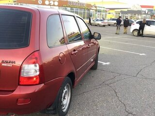 2011 Lada (ВАЗ) Kalina I, красный, 235000 рублей, вид 3