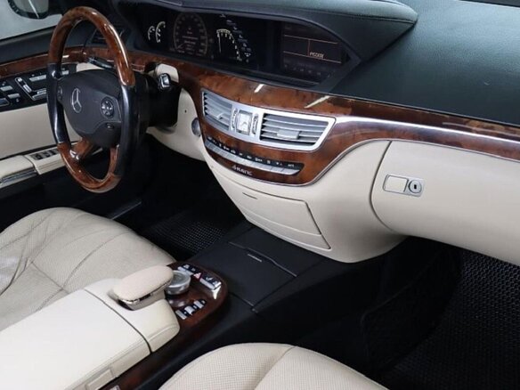 2008 Mercedes-Benz S-Класс 550 Long V (W221), чёрный, 1200000 рублей - вид 9
