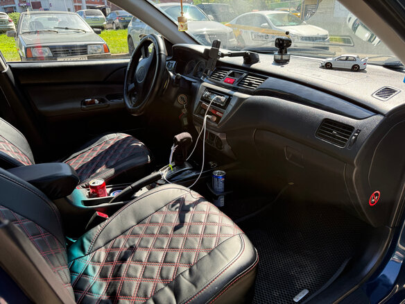 2004 Mitsubishi Lancer IX, синий, 320000 рублей - вид 14