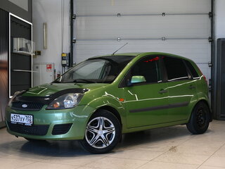 2006 Ford Fiesta Mk5, зелёный, 365000 рублей, вид 3