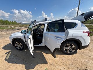 2021 Hyundai Santa Fe IV Рестайлинг, белый, 3650000 рублей, вид 2