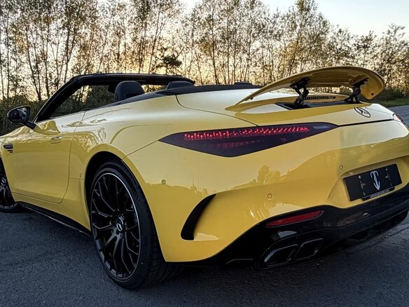 2026 Mercedes-Benz SL-Класс AMG 43 AMG IV (R232), жёлтый - вид 13