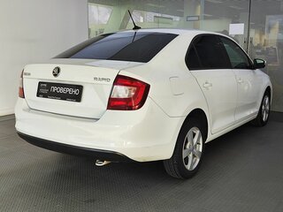 2018 Skoda Rapid I Рестайлинг, белый, 1290000 рублей, вид 5