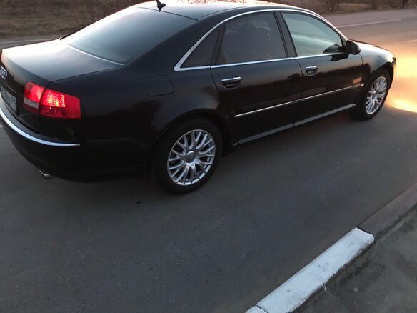 2006 Audi A8 II (D3) Рестайлинг, чёрный - вид 14