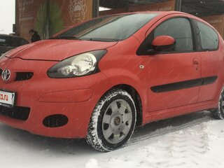 2009 Toyota Aygo I Рестайлинг, красный, 434506 рублей, вид 1