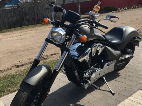 2015 Honda VT 1300CX Fury, серый, 640630 рублей, вид 3