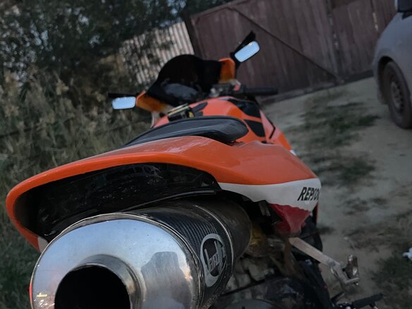 2004 Honda CBR 600RR, оранжевый, 650000 рублей - вид 5