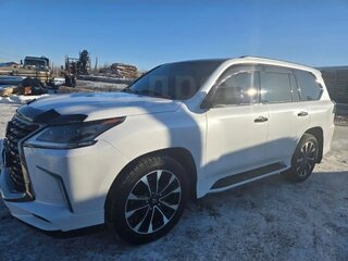 2020 Lexus LX 570 III Рестайлинг 2, белый, 10300000 рублей, вид 2
