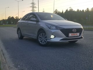 2020 Hyundai Solaris II Рестайлинг, серый, 1250000 рублей, вид 2