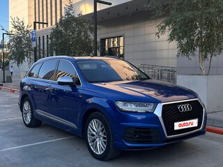 2016 Audi Q7 II (4M), синий, 3600000 рублей, вид 3
