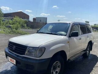 2001 Toyota Land Cruiser 105 100 Series, белый, 1500000 рублей, вид 1