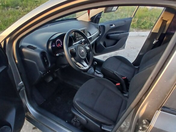 2017 Kia Picanto III, серебристый, 1230000 рублей - вид 4