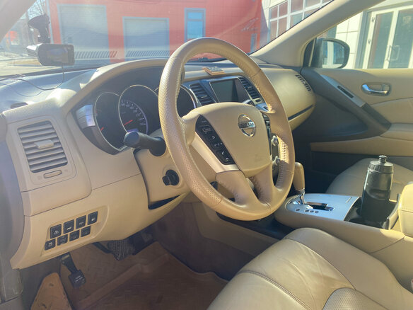 2012 Nissan Murano II (Z51) Рестайлинг 2, чёрный - вид 3