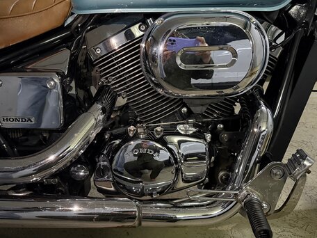 2001 Honda Shadow 400, голубой, 330000 рублей, вид 5