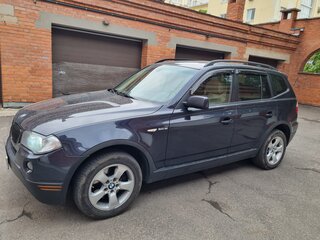 2007 BMW X3 30i I (E83) Рестайлинг, синий, 1200000 рублей, вид 3