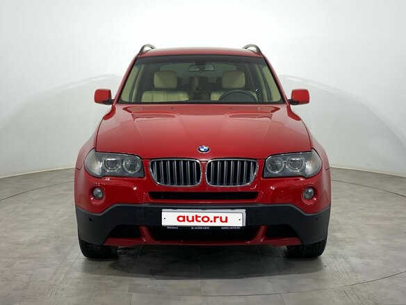 2007 BMW X3 25i I (E83) Рестайлинг, красный, 800000 рублей - вид 1