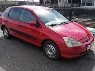 2001 Honda Civic VII, красный, 349000 рублей, вид 3