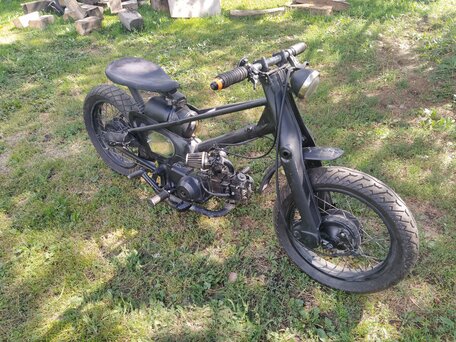 2017 Honda Super Cub, чёрный, 64000 рублей, вид 5