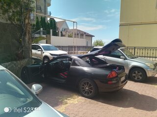 2001 Mitsubishi Eclipse III, чёрный, 1150000 рублей, вид 3