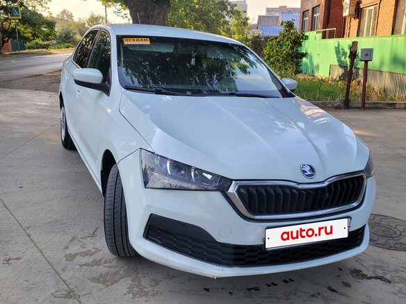 2020 Skoda Rapid I Рестайлинг, белый, 1300000 рублей - вид 4
