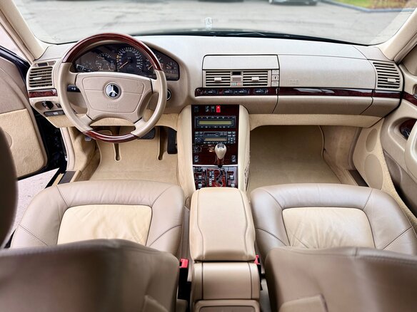 1998 Mercedes-Benz S-Класс 600 Long III (W140) Рестайлинг, чёрный, 11900000 рублей - вид 12