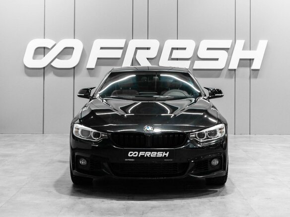 2015 BMW 4 серии 435i xDrive F32/F33/F36, чёрный, 2400000 рублей - вид 2