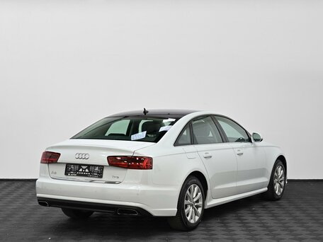 2015 Audi A6 IV (C7) Рестайлинг, белый, 2165000 рублей, вид 4