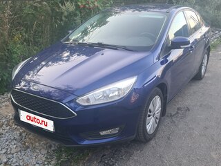 2017 Ford Focus III Рестайлинг, синий, 1090000 рублей, вид 1