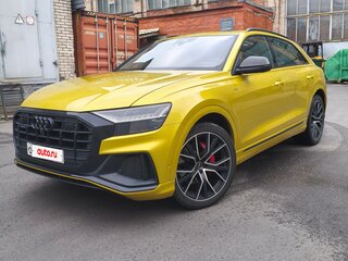 2021 Audi Q8 45 TDI I (4M), жёлтый, 7500000 рублей, вид 1