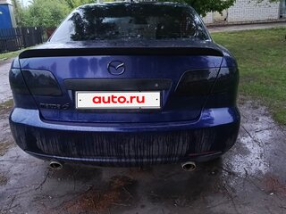 2006 Mazda 6 I (GG) Рестайлинг, синий, 450000 рублей, вид 4