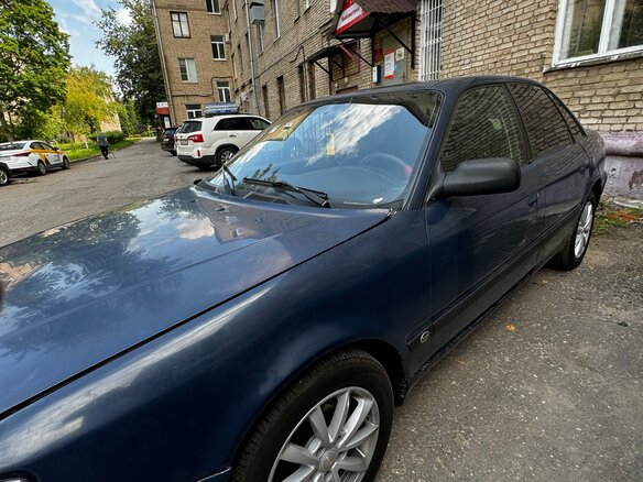 1991 Audi 100 IV (C4), синий - вид 5